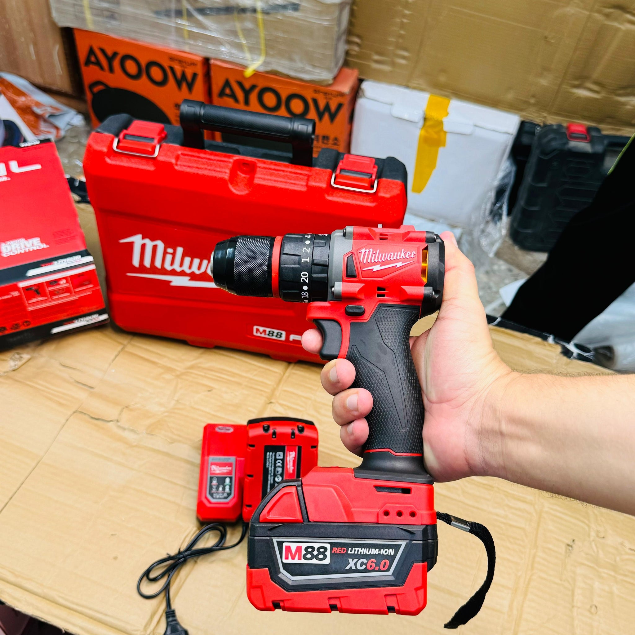 MILWAUKEE 88v commercial M88 FUEL Hammer Drill & Driver