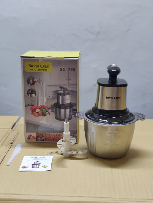 Imported Silver Crest 3 Liter Food Chopper